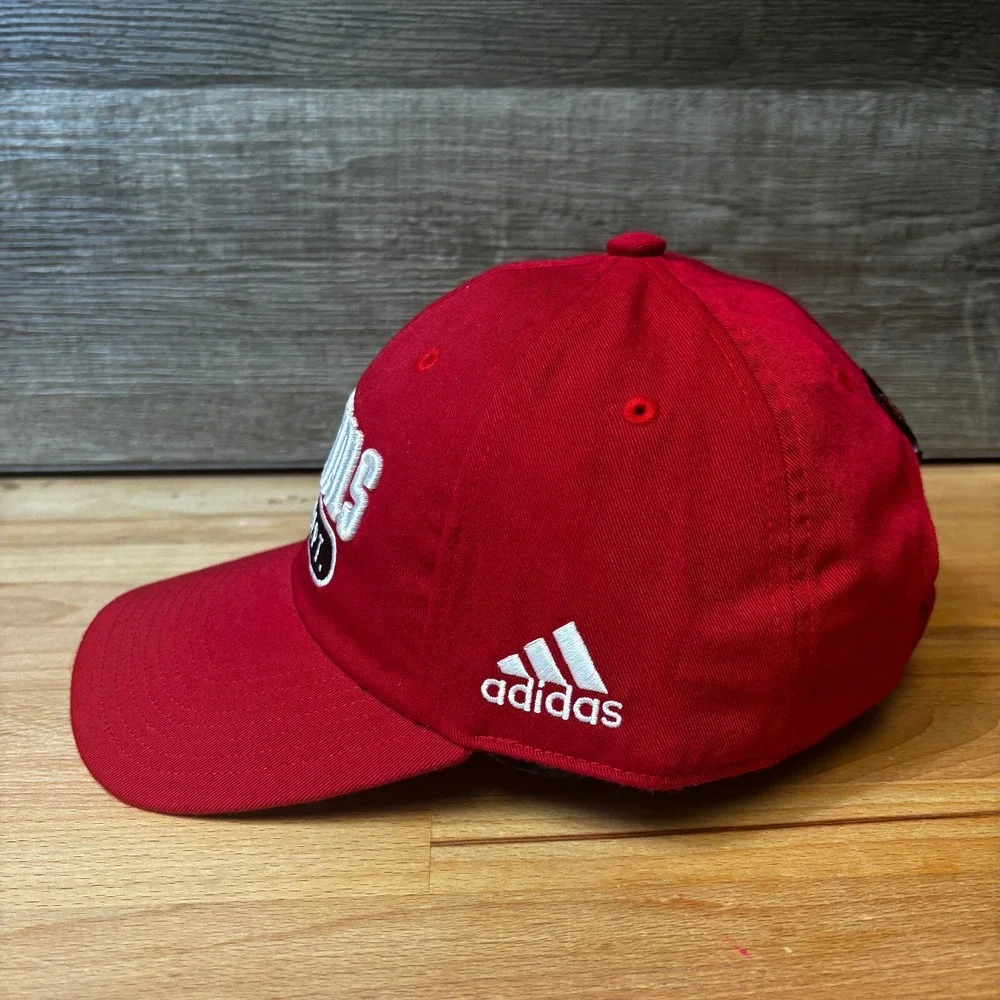 Louisville Cardinals‎ Hat Cap Strap Back Red Adidas Adjustable One Size